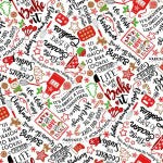 White Baking Cookies & Text