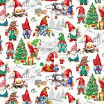 Winter Christmas Quilting Gnomes