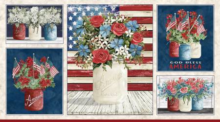 Patriotic Bouquet Panel