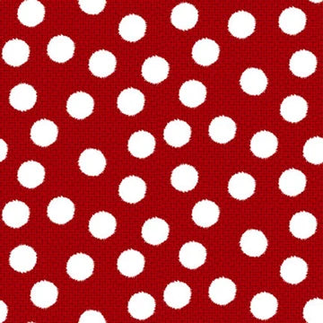 Welcome Winter Red Knit Dot